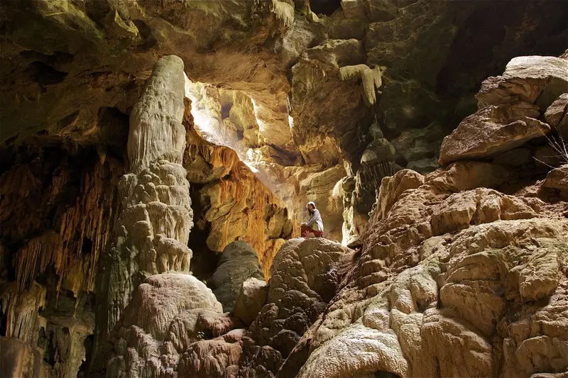 Giant cave entrance
