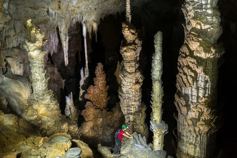Underground river passage