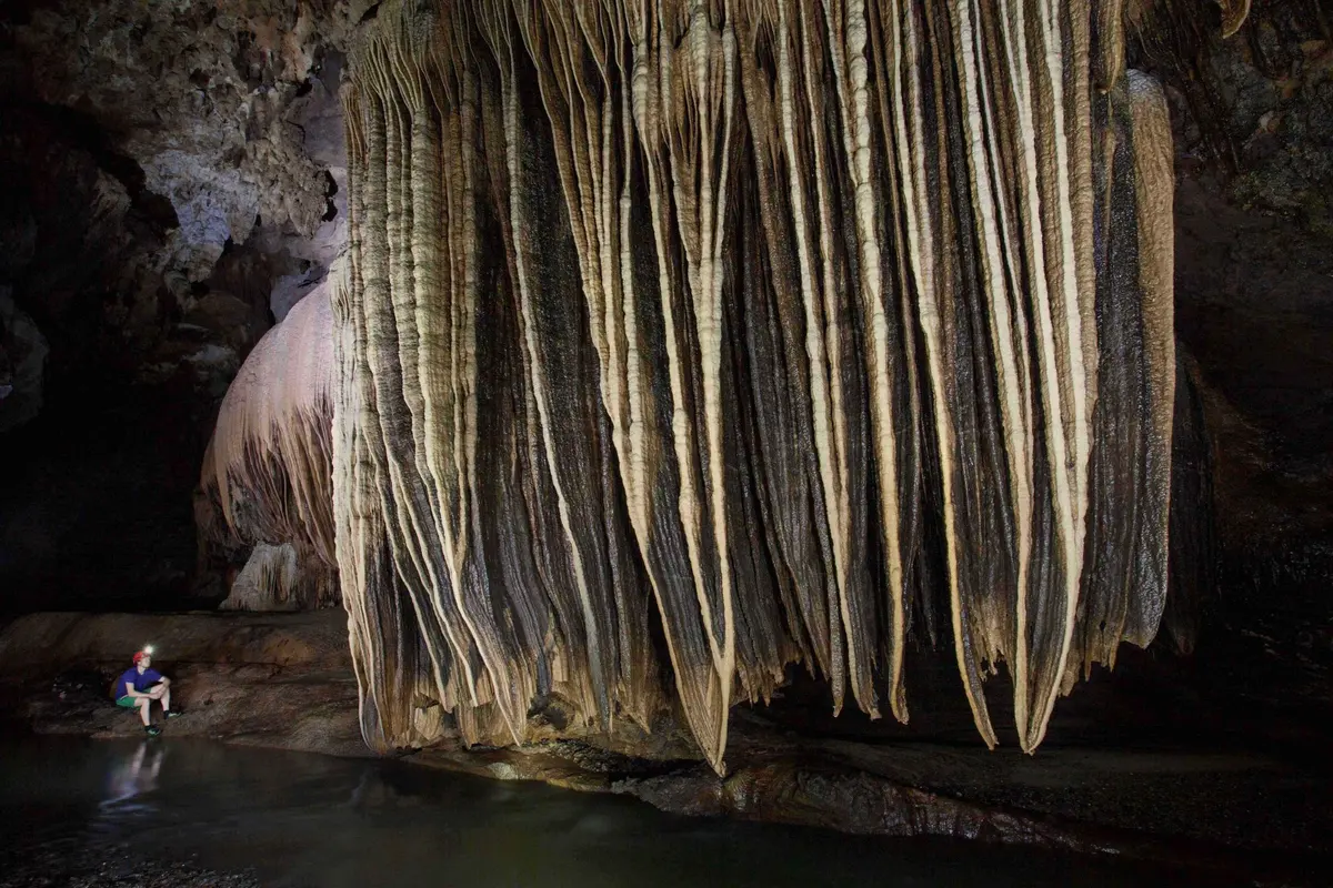 Cave formations in Thailand